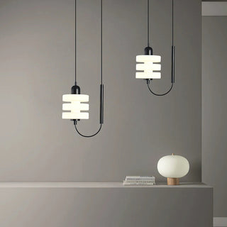 Japanese Minimalist Glass Pendant Light