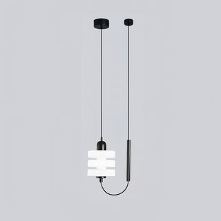 Japanese Minimalist Glass Pendant Light