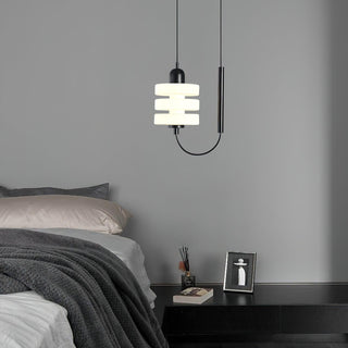 Japanese Minimalist Glass Pendant Light