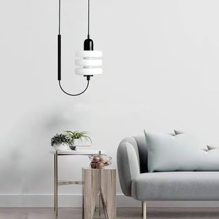 Japanese Minimalist Glass Pendant Light