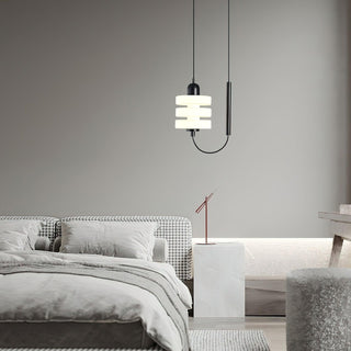 Japanese Minimalist Glass Pendant Light