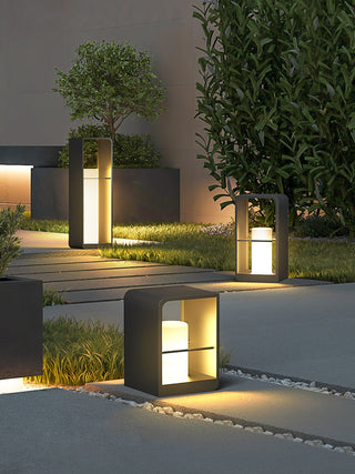 Solar Power Outdoor Light. Garden Lantern (Solar). LED Lantern Garden Light. Pena Minimalist Rectangular Solar Power Outdoor. outdoor waterproof lawn lamp.