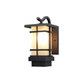 Lattice Decorative Madison Lantern Outdoor Wall Lamp