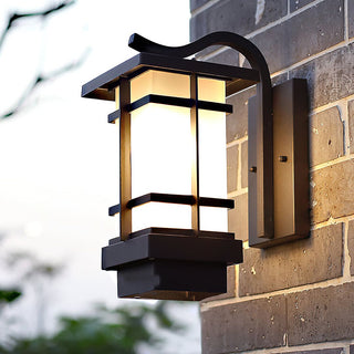 Lattice Decorative Madison Lantern Outdoor Wall Lamp