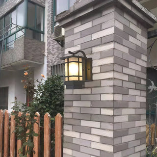Lattice Decorative Madison Lantern Outdoor Wall Lamp - Vidirlighting