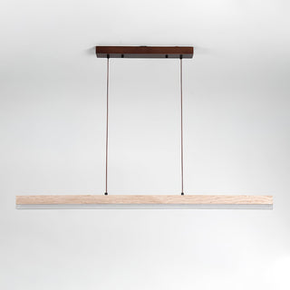 Linear Ecliptic Beam Travertine Pendant Lamp