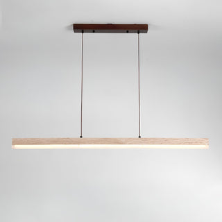 Linear Ecliptic Beam Travertine Pendant Lamp