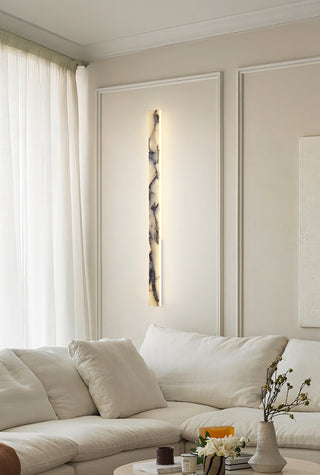 Linear Marble Rectangular Wall Lamp
