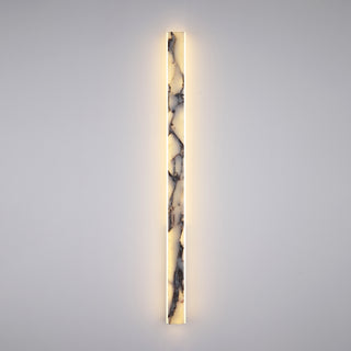 Linear Marble Rectangular Wall Lamp