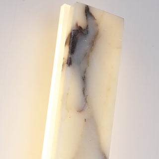 Linear Marble Rectangular Wall Lamp
