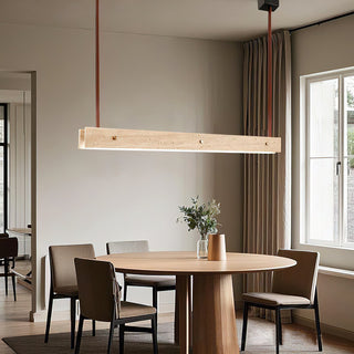 Linear Tile Travertine Pendant Lamp