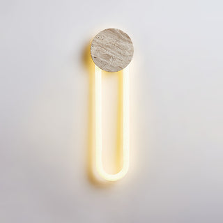 Long Strip Ra Travertine Wall Lamp