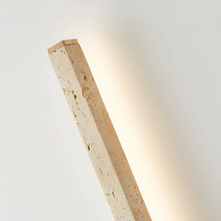 Long Strip Travertine Prometheus Wall Lamp