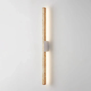 Long Strip Travertine Prometheus Wall Lamp