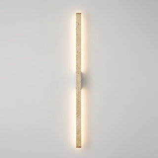 Long Strip Travertine Prometheus Wall Lamp