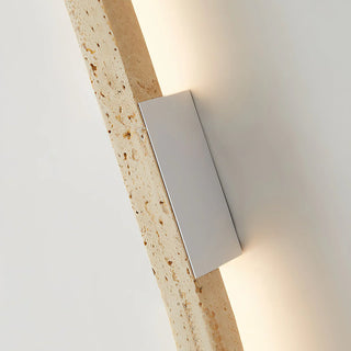 Long Strip Travertine Prometheus Wall Lamp