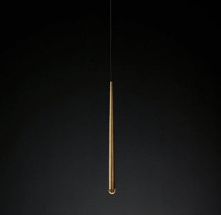 Long Dish Brass Art Crystal Chandelier