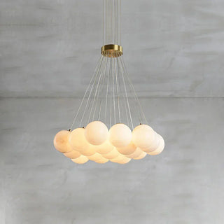 Lunar Alabaster Spherical Chandelier
