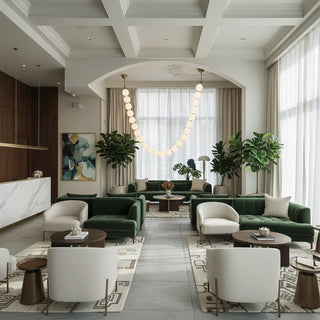 Luxurious Pearl Necklace Chandelier