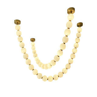 Luxurious Pearl Necklace Chandelier