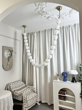 Luxurious Pearl Necklace Chandelier