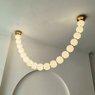 Luxurious Pearl Necklace Chandelier