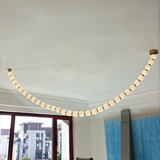 Luxurious Pearl Necklace Chandelier