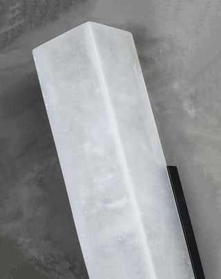 Luxurious Rectangle Alabaster Wall Lamp