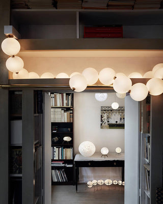 Luxurious Pearl Necklace Chandelier