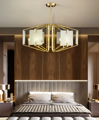 Luxury Alabaster Appareil Chandelier