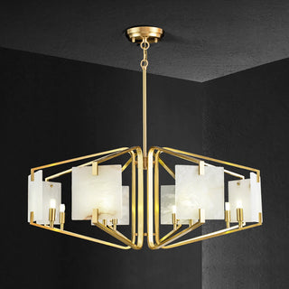 Luxury Alabaster Appareil Chandelier