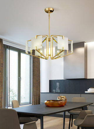 Luxury Alabaster Appareil Chandelier