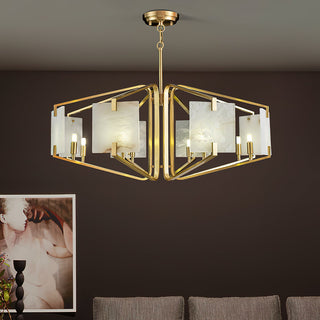 Luxury Alabaster Appareil Chandelier