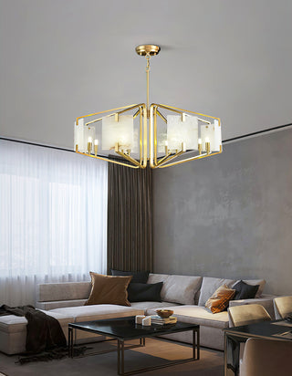 Luxury Alabaster Appareil Chandelier