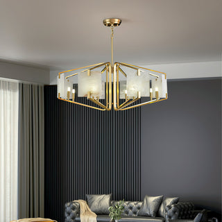 Luxury Alabaster Appareil Chandelier