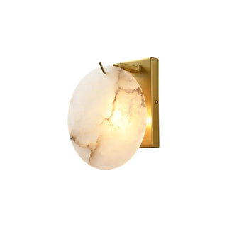 Luxury Alabaster Round Wall Light