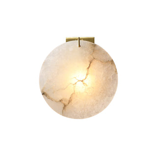 Luxury Alabaster Round Wall Light