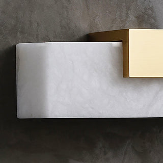 Luxury Rectangular Alabaster Wall Lamp