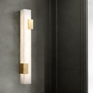 Luxury Rectangular Alabaster Wall Lamp