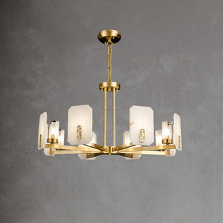 Marble Chandelier Copper Luxury