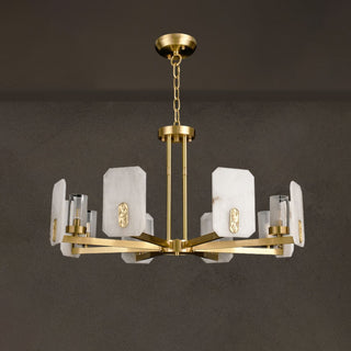 Marble Chandelier Copper Luxury