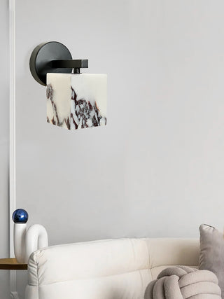 Marble Cube Geometric Wall Lamp
