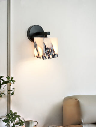 Marble Cube Geometric Wall Lamp