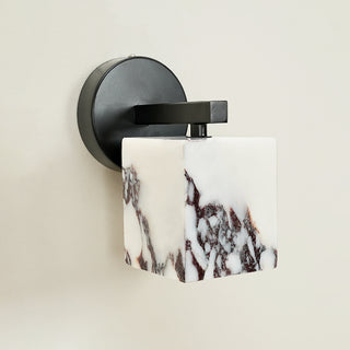 Marble Cube Geometric Wall Lamp