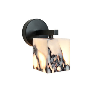 Marble Cube Geometric Wall Lamp