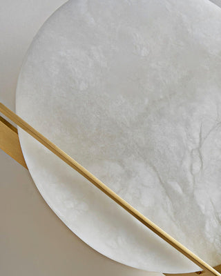 Marble Round Victory V Wall Lamp