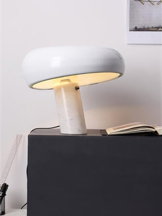 Marble Snoopy Glass Table Lamp