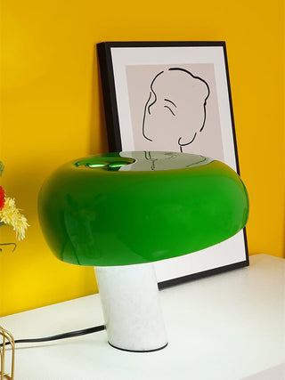 Marble Snoopy Glass Table Lamp