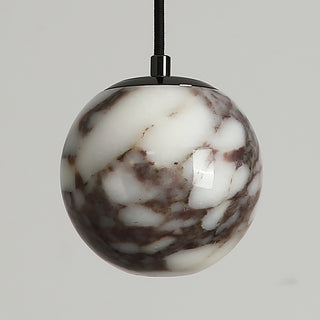 Spherical Bulgari Marble Pendant Light