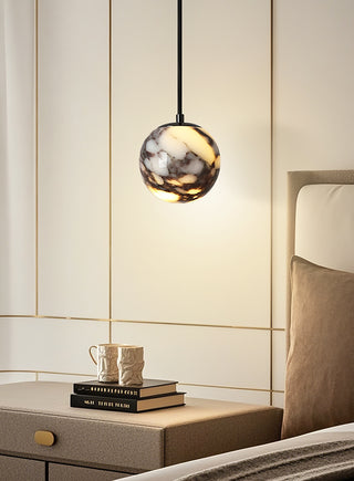 Spherical Bulgari Marble Pendant Light